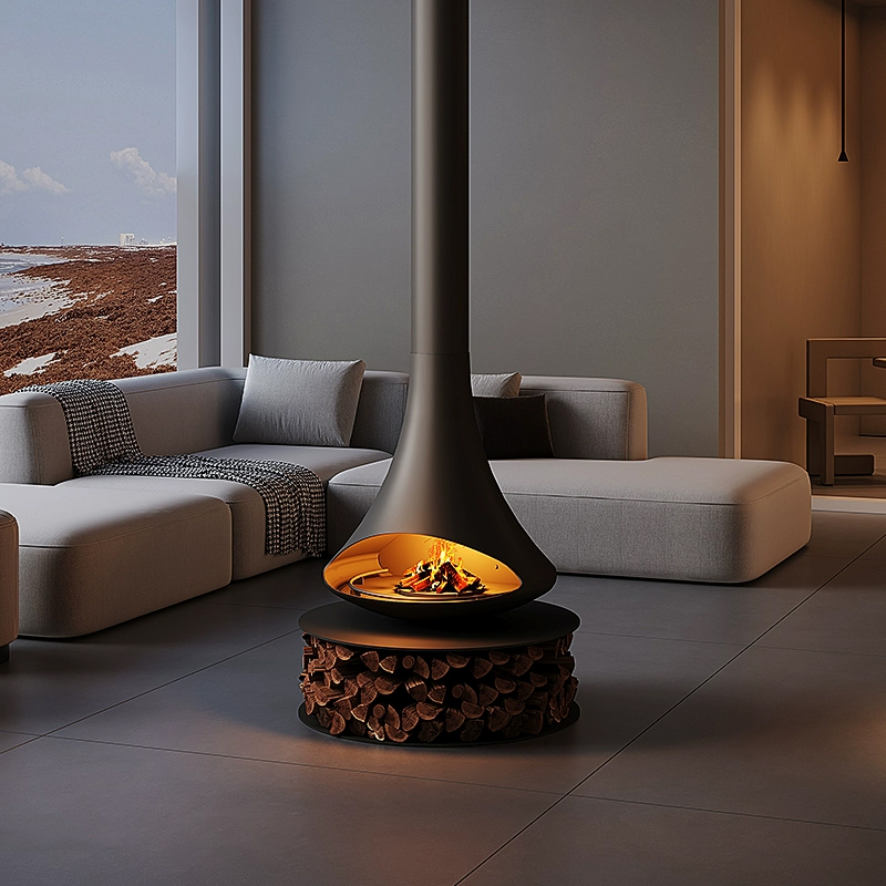 Hanging Metal Fireplaces in Georgia: A New Interior Trend or the Ultimate Choice for the Future?
